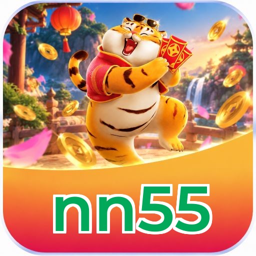 Interface da plataforma nn55 mostrando slots populares e bônus de boas-vindas